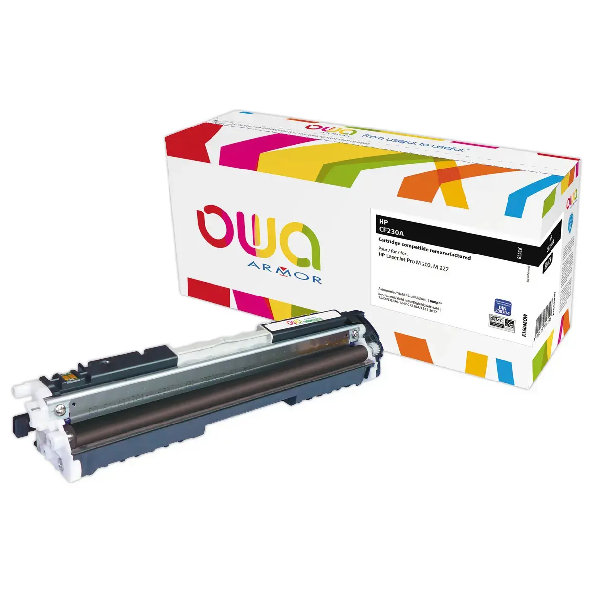 Toner éq. HP CF230A - Noir - OWA