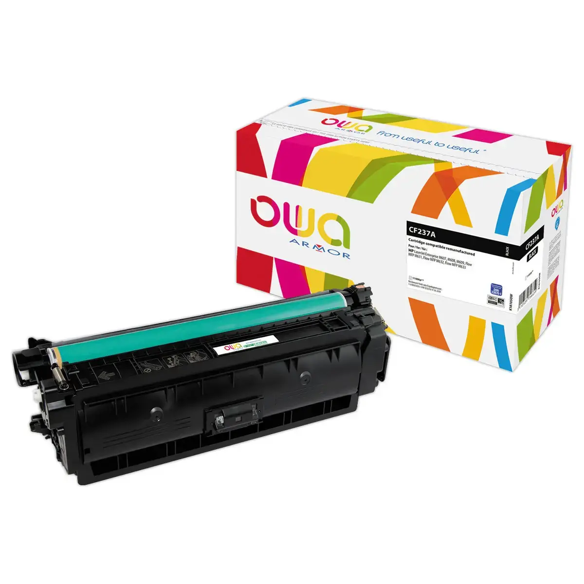 Toner &eacute;q. HP CF237A - Noir - OWA 