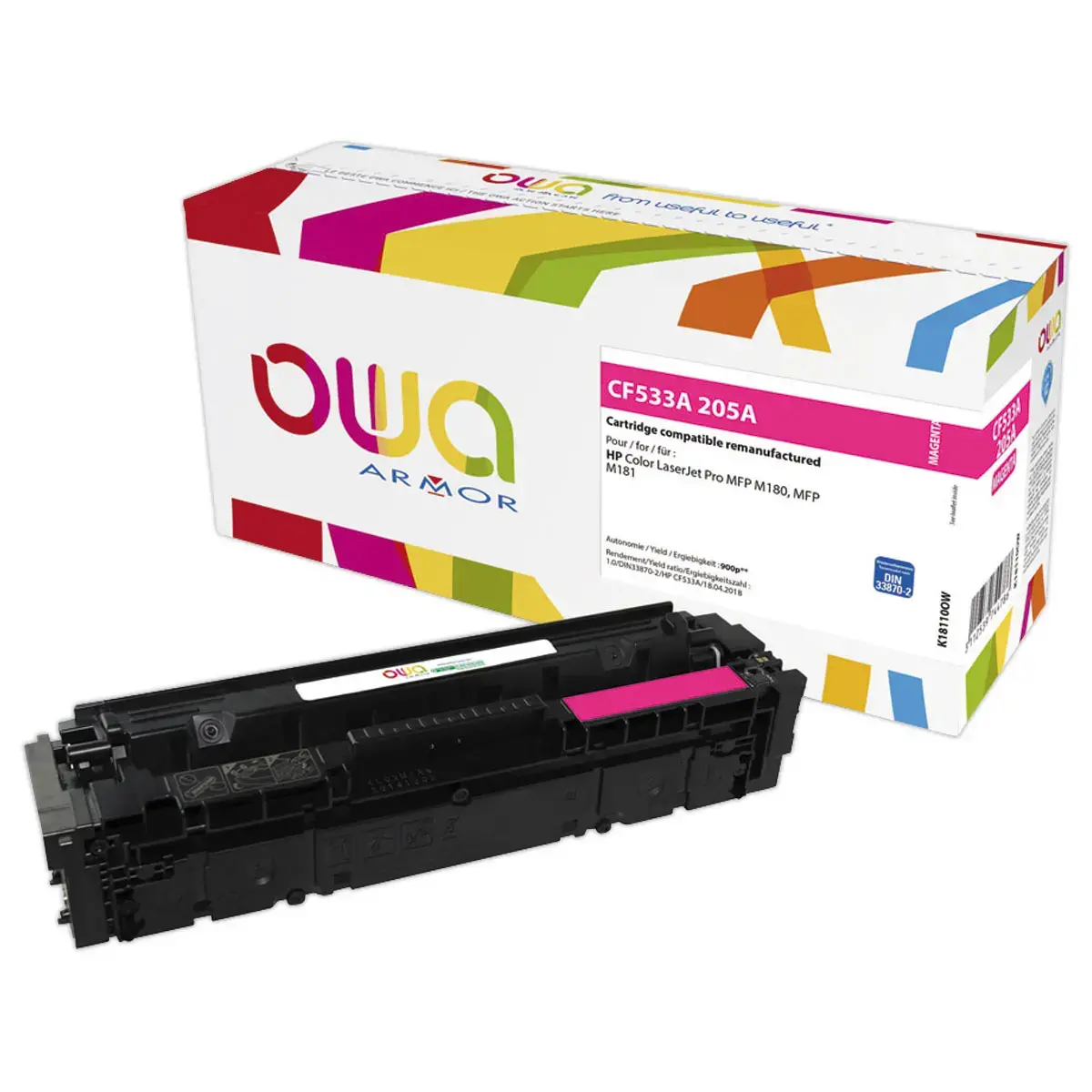 Toner éq. HP 205A - Magenta - OWA
