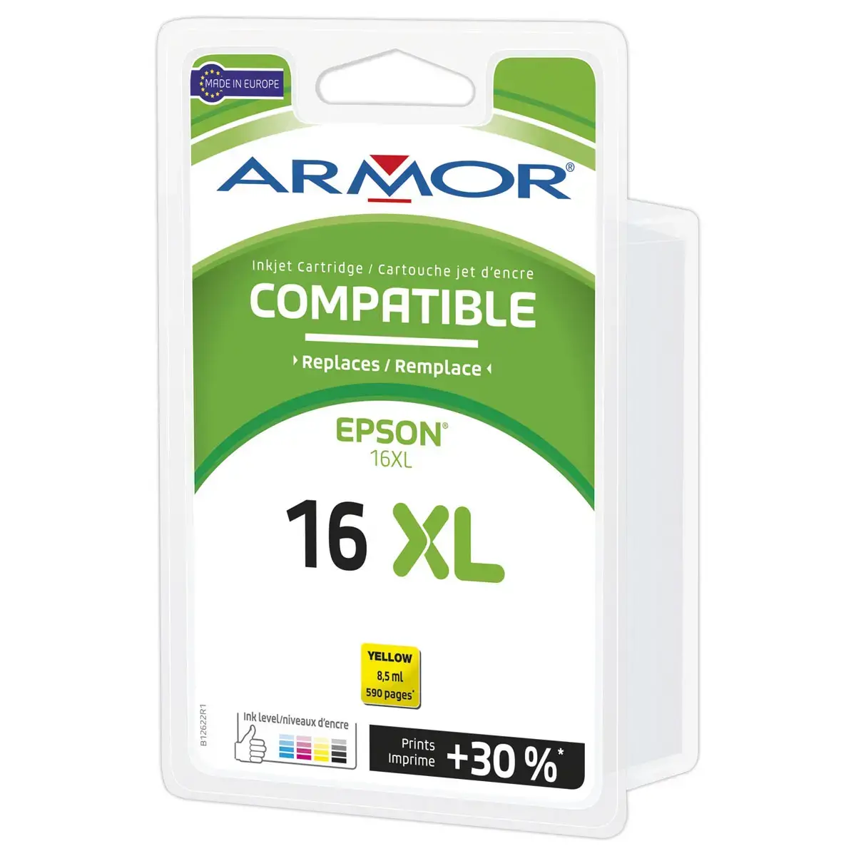 Cartouche équivalent Epson T163 - Jaune - Owa