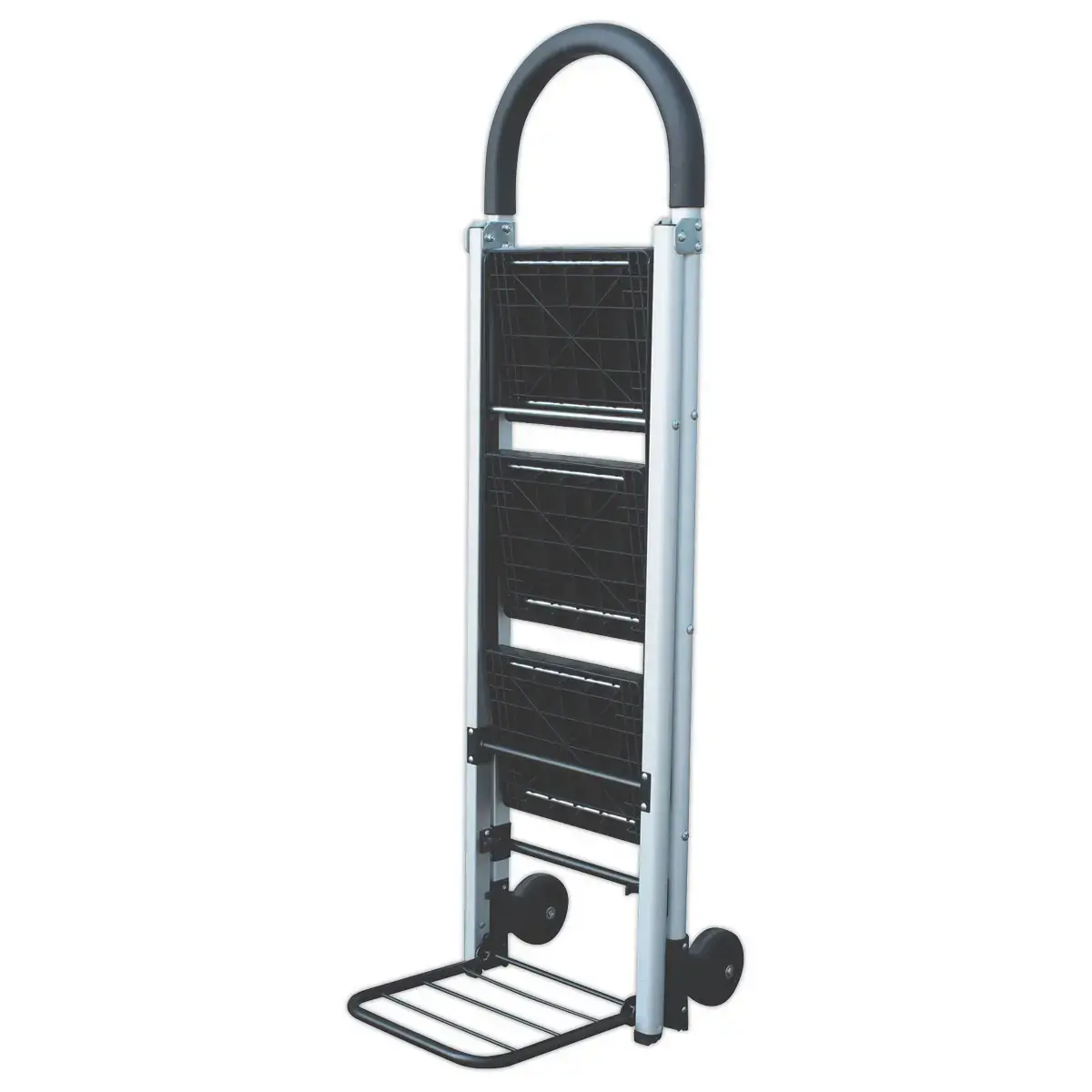 Escabeau diable pliable avec 3 marches 
