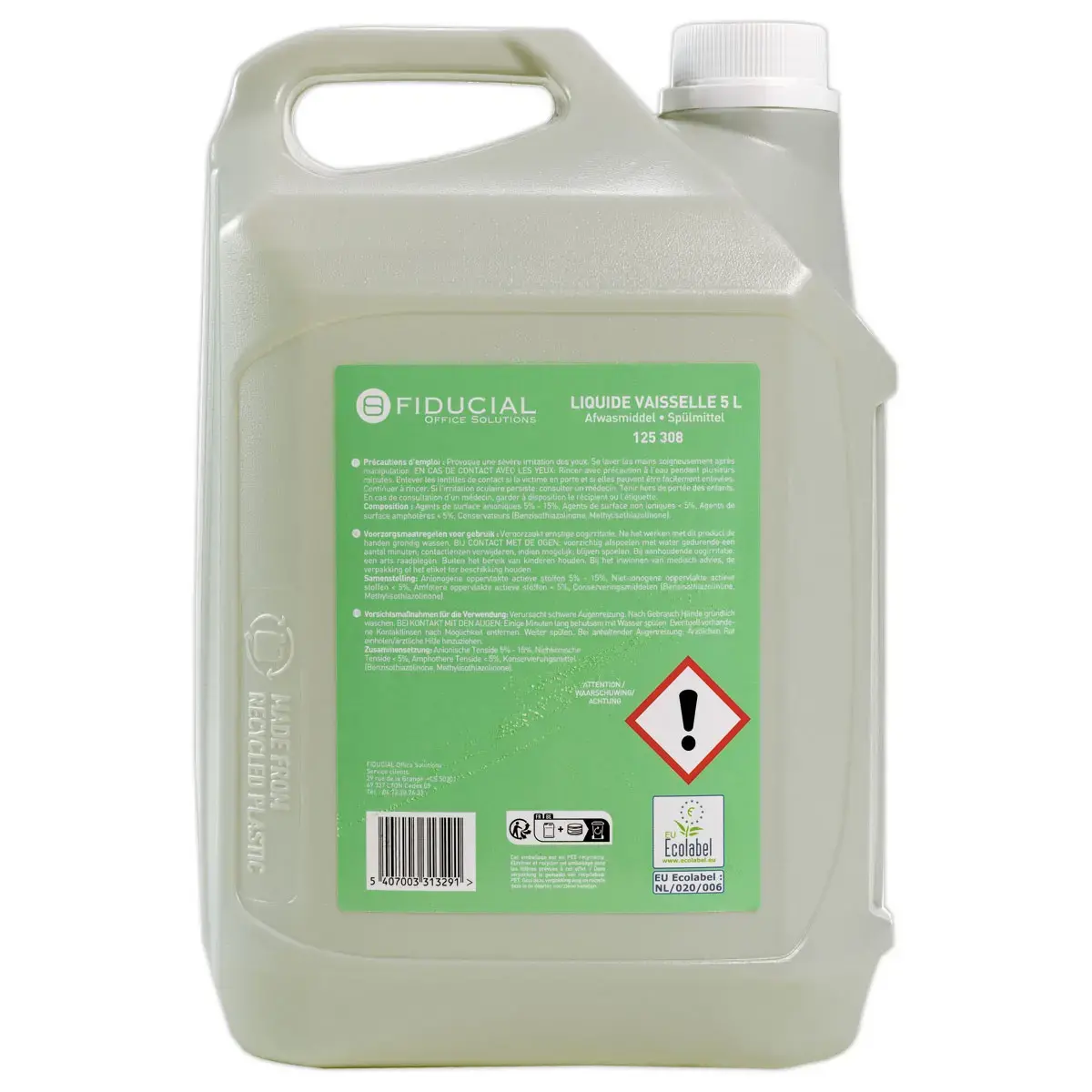 Liquide vaisselle - 5L - FIDUCIAL 