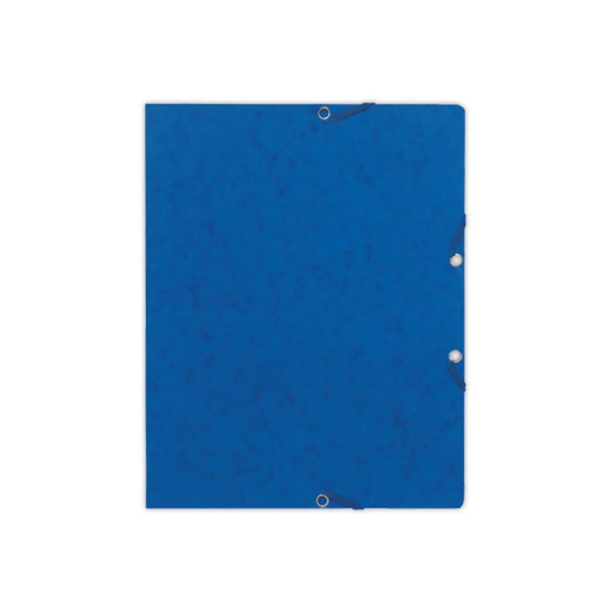 10 Chemises &agrave; &eacute;lastiques sans rabats - carte 360g - Bleu - EXACOMPTA 