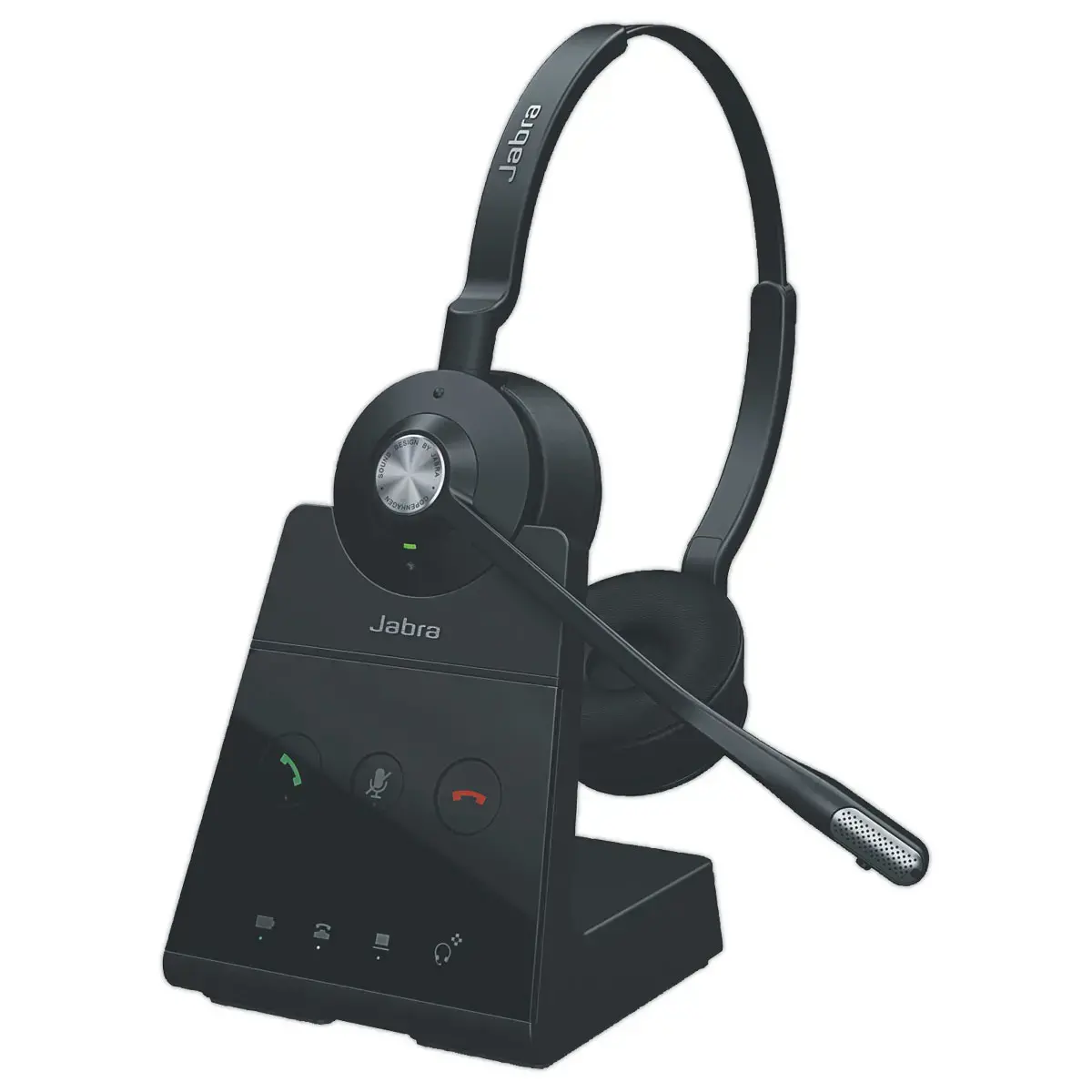 Micro-casque sans fil Engage 65 - St&eacute;r&eacute;o - Avec base - JABRA 