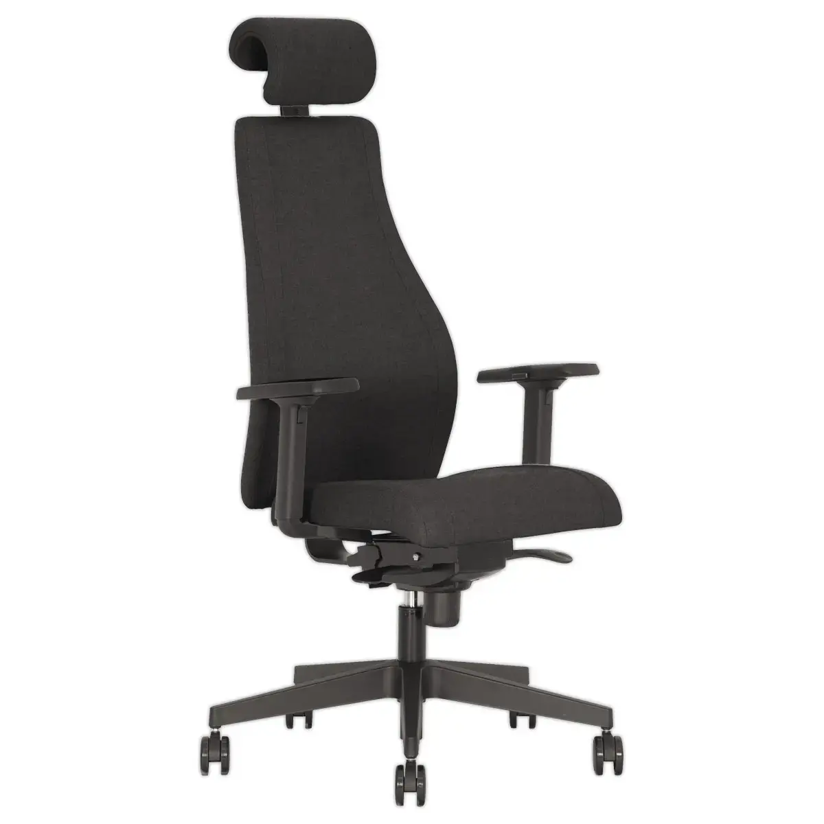 Siège de bureau synchrone Viden - Tissu - Noir