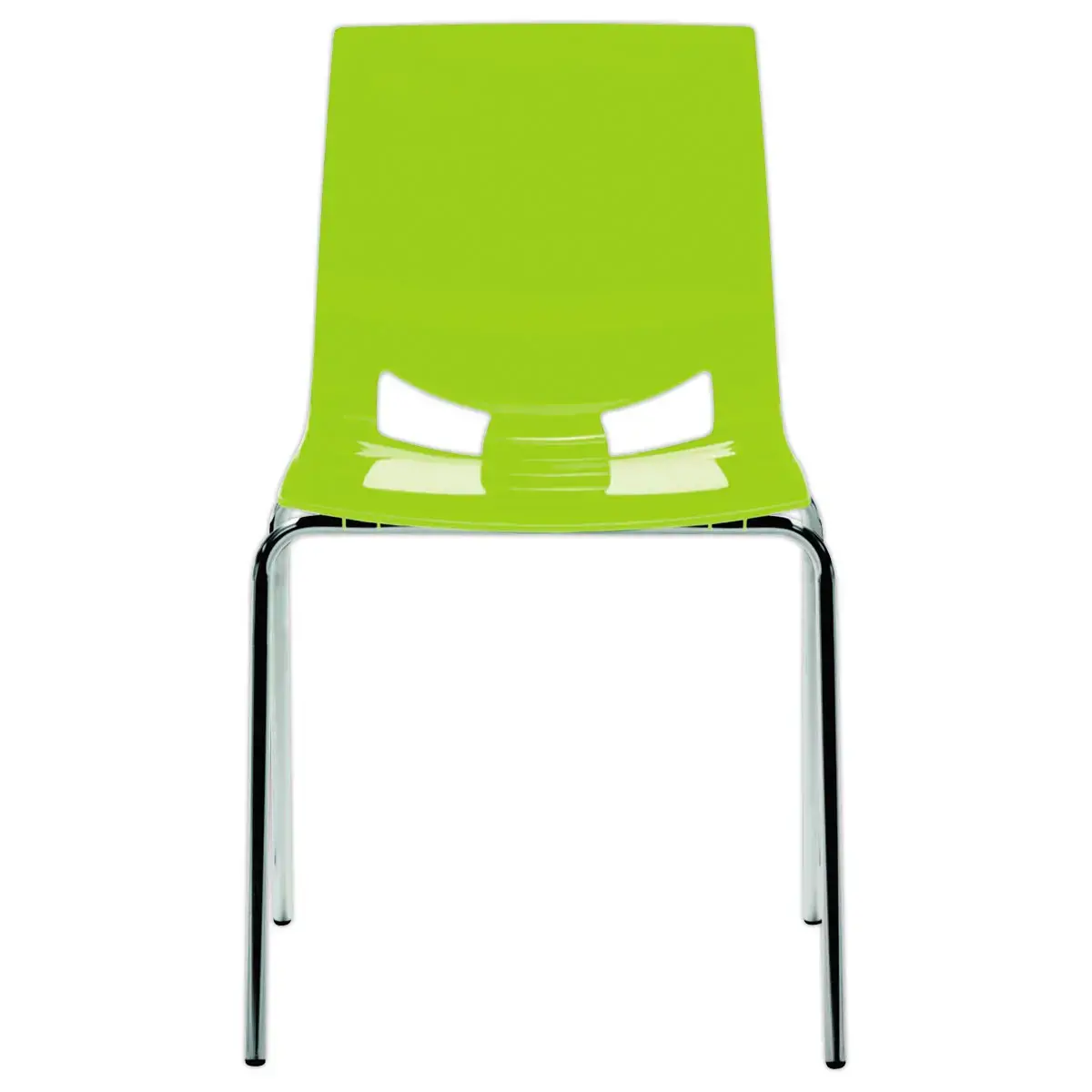 Chaise coque design Fondo vert