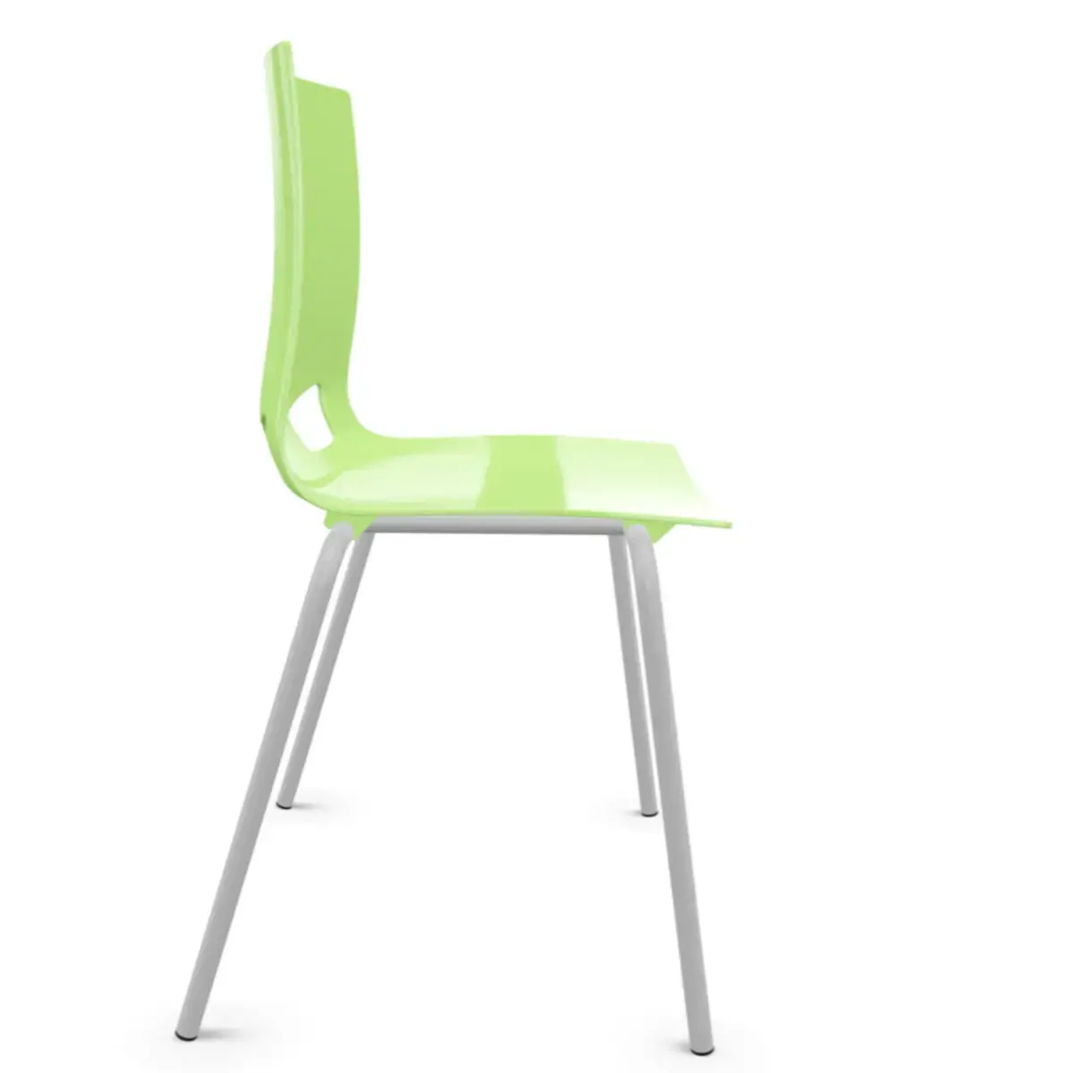 Chaise coque design Fondo vert