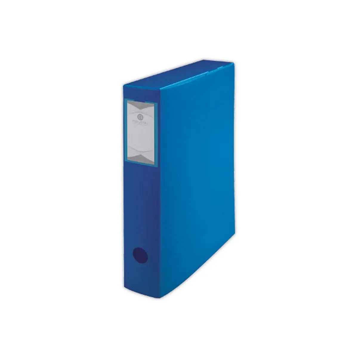 Bo&icirc;te de classement  en polypropyl&egrave;ne opaque - Dos 6 cm - bleu - FIDUCIAL 