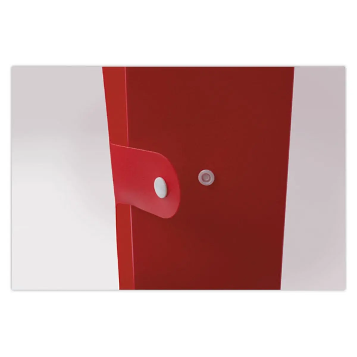 Boîte de classement en polypropylène opaque- Dos 10 cm - rouge - FIDUCIAL