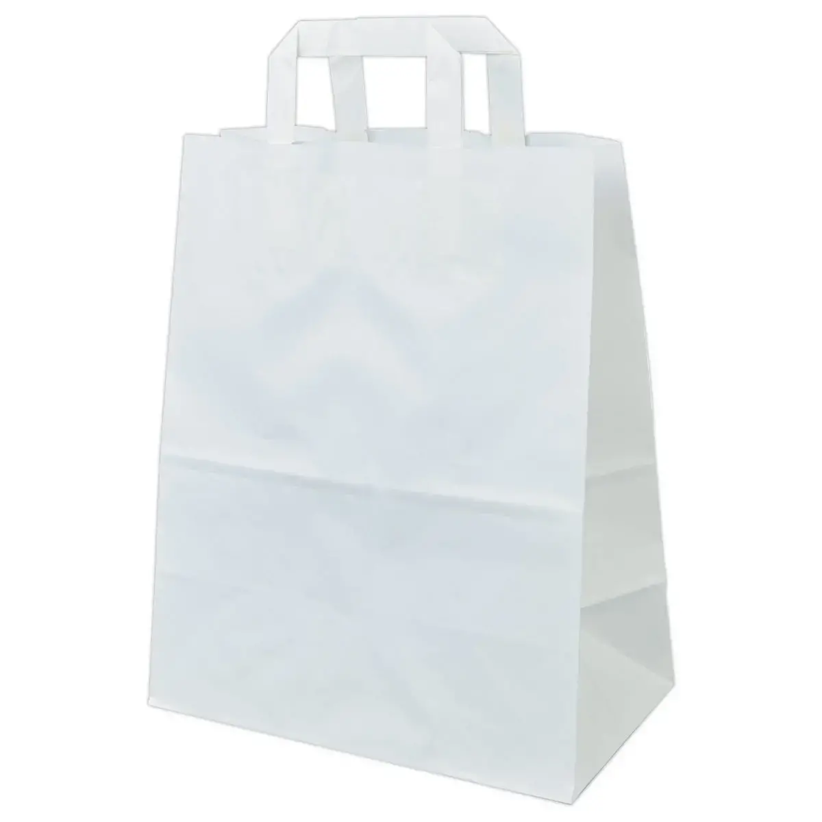 250 Sacs kraft blanc fond 110 x 220 (DL) xH 280 mm OK contact alim