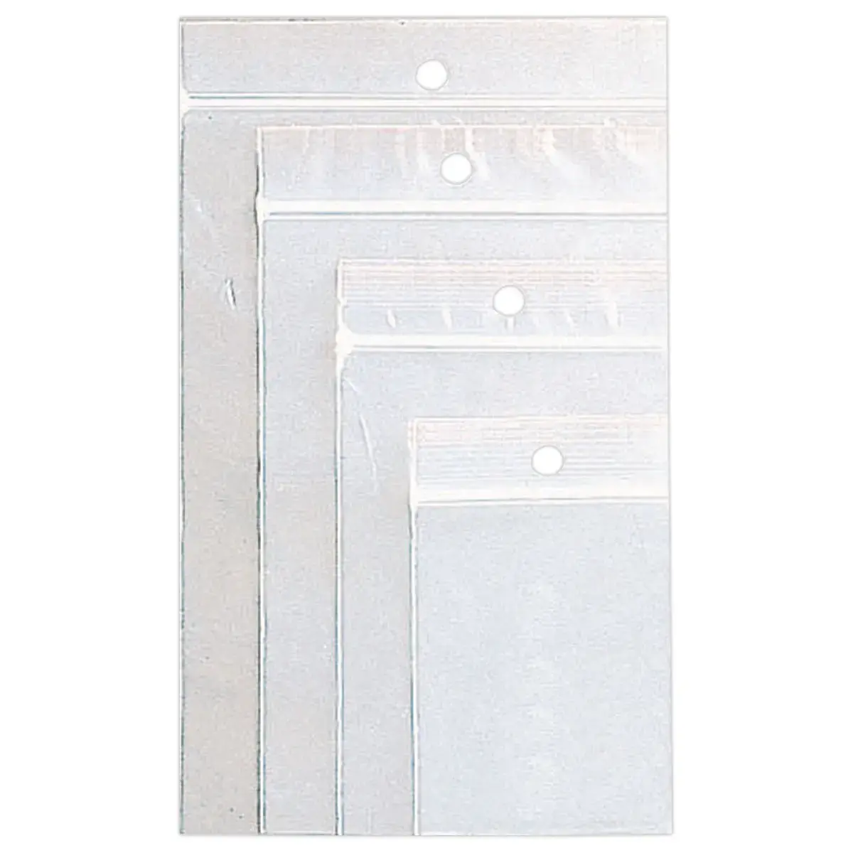 1000 Sachets plastique transparents 60 x 80mm