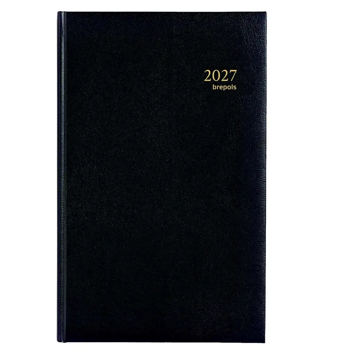 Agenda journalier banque 2 volumes - 17x27cm - Noir - Janvier à décembre - BREPOLS
