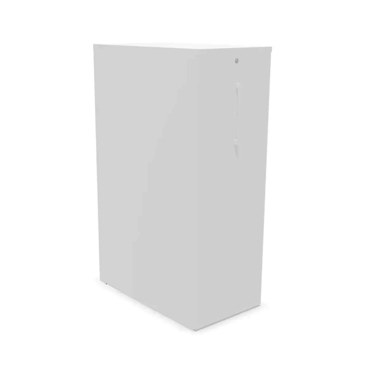 Tour de rangement ouverture à gauche H1300 blanc