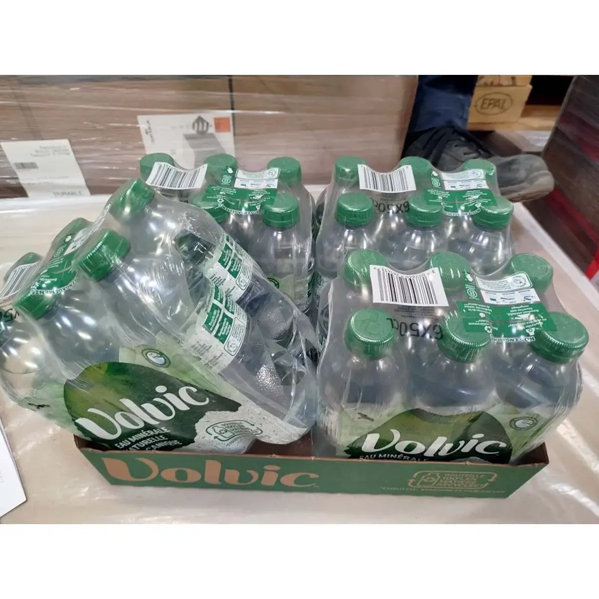Bouteilles d'eau plate - 50 cl - Volvic 