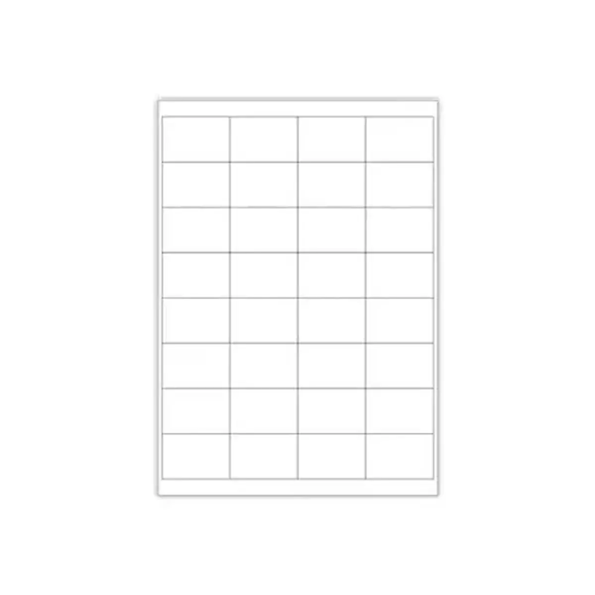 500 Planches d'&eacute;tiquettes multiusages 51x34mm soit 16 000 &eacute;tiquettes 
