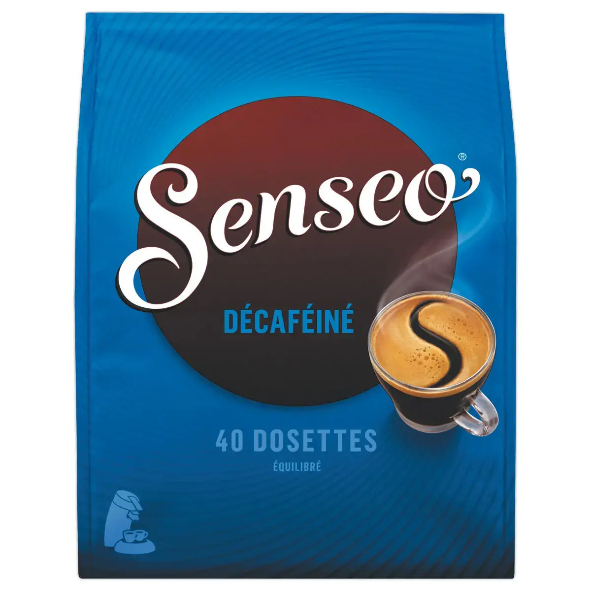 40 Dosettes de café décaféiné - Senseo