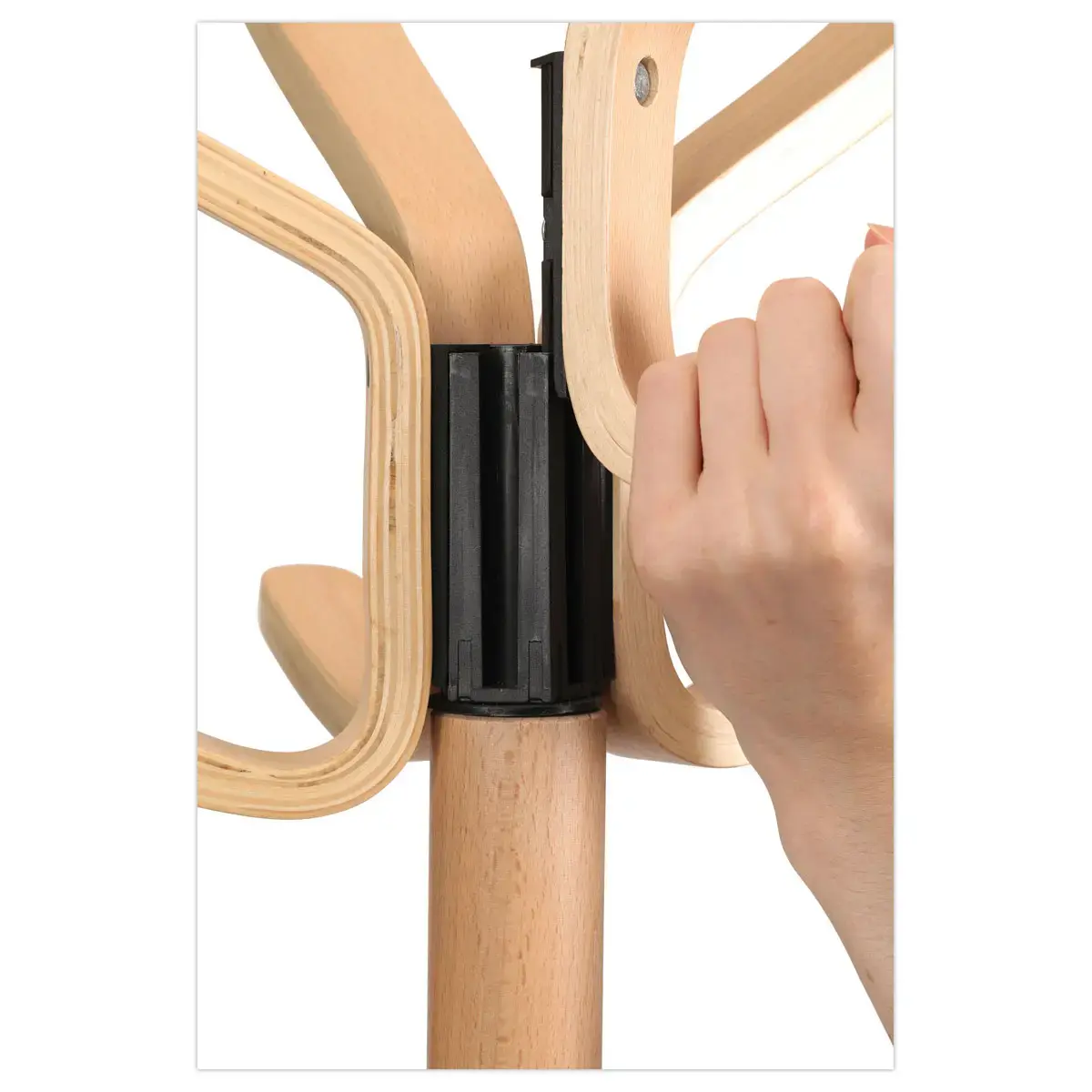 Portemanteau café tout bois clair