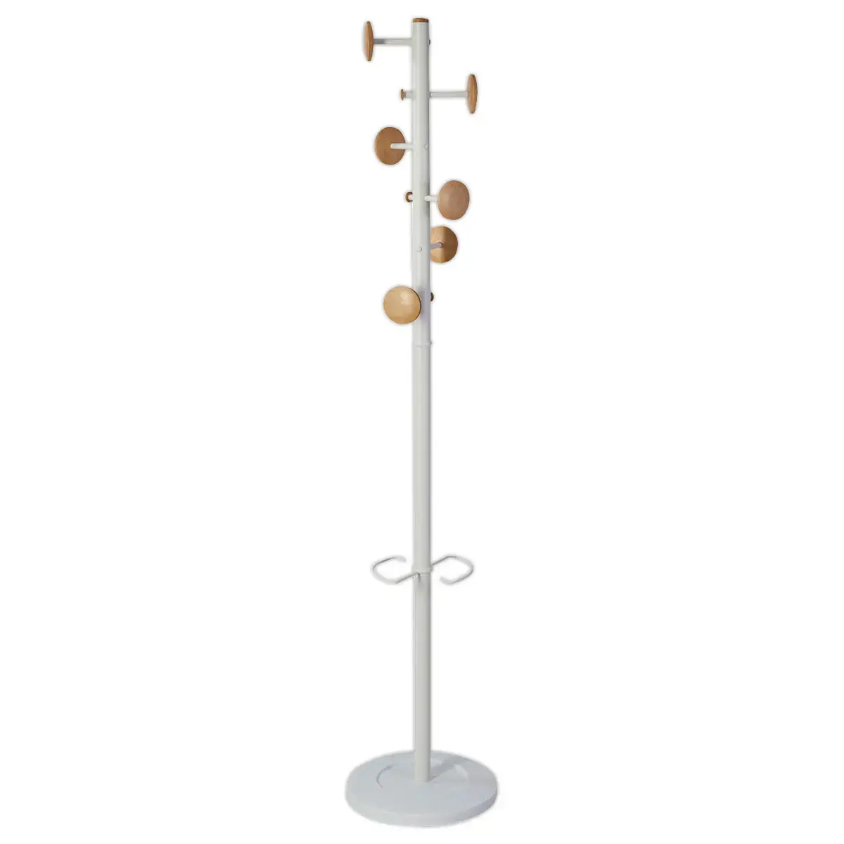 Portemanteau 6 patères bois MUSIC