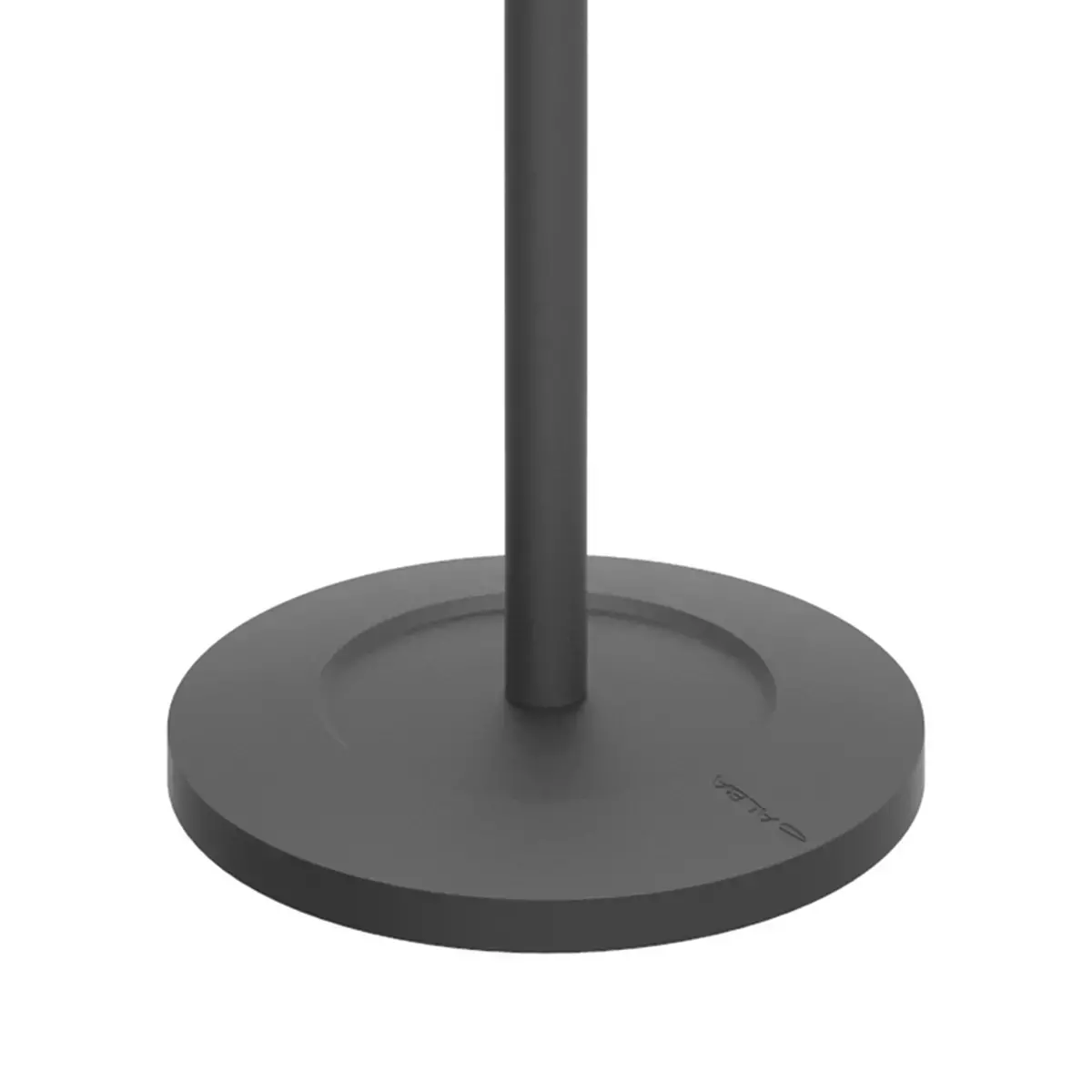 Portemanteau 6 pat&egrave;res bois MUSIC - Noir - ALBA 