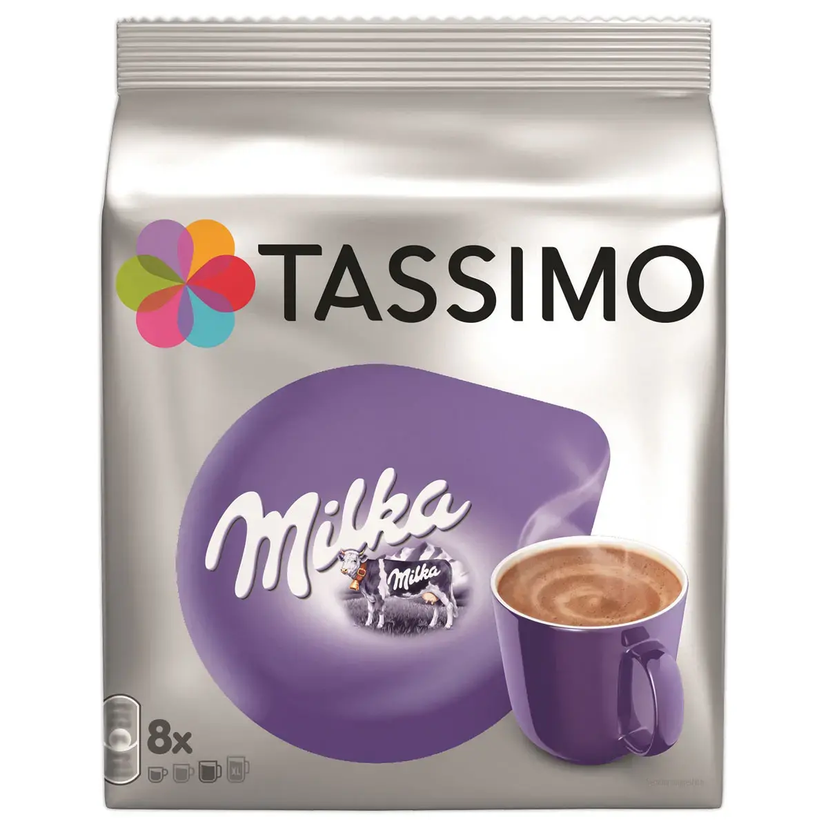 8 Doses Tassimo - saveur chocolat Milka - TASSIMO