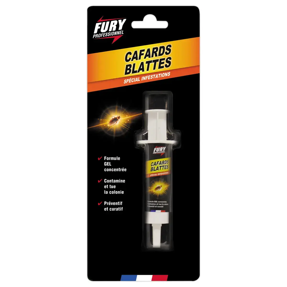 Gel anti-cafards et blattes Fury