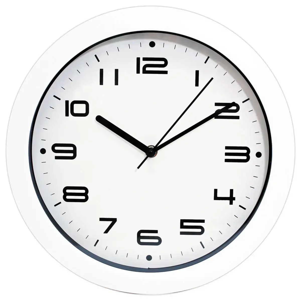 Horloge murale &agrave; quartz FIDUCIAL - blanc 