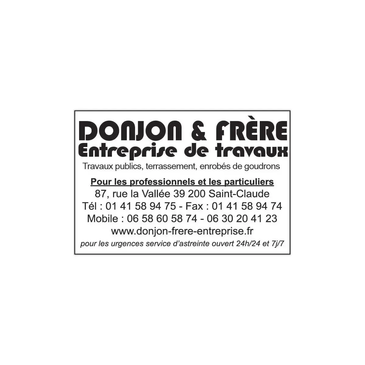 Tampon professionnel personnalisable 5274 - Encre noire - 10 lignes max - TRODAT 