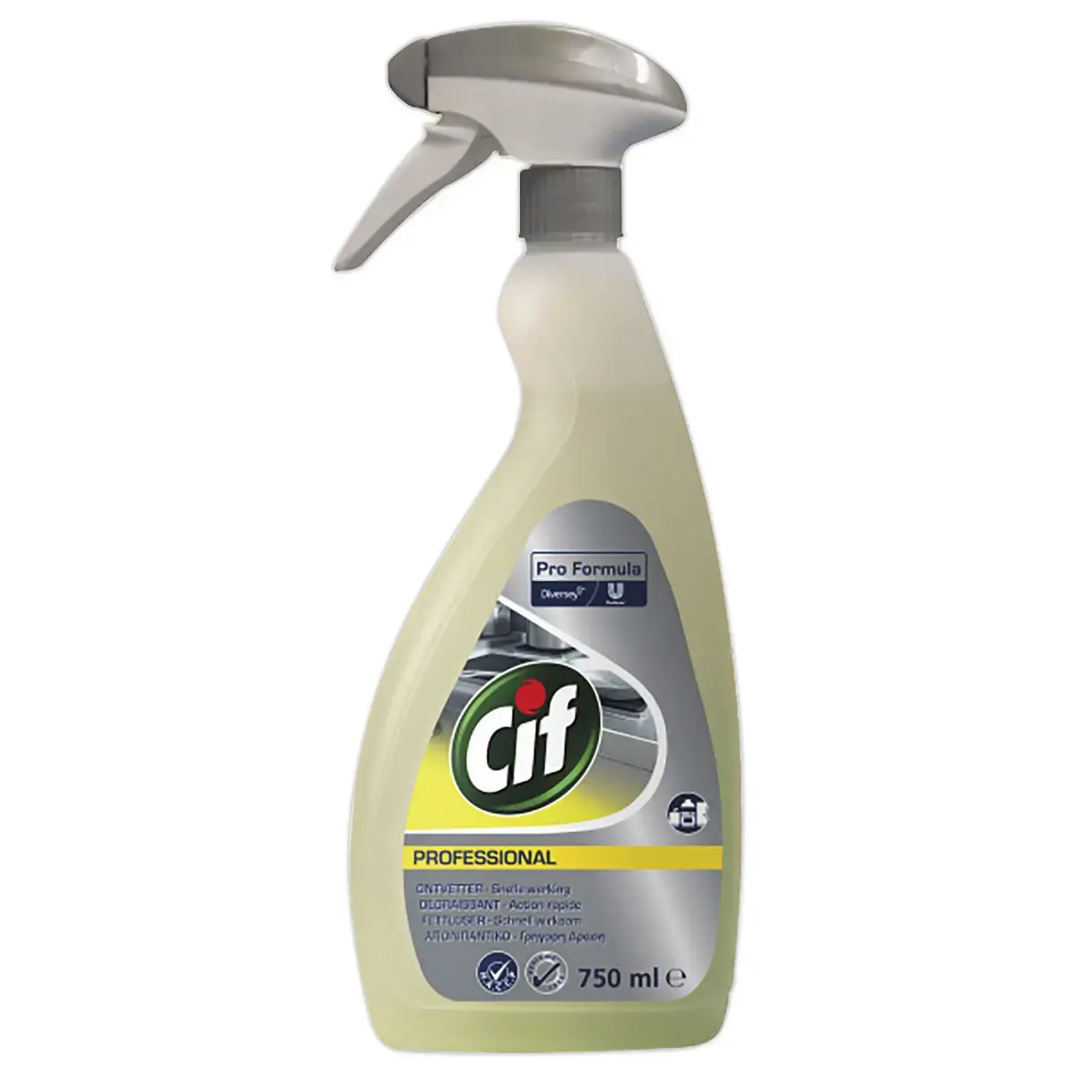 Vaporisateur 750 ml Cif d&eacute;graissant puissant pro 