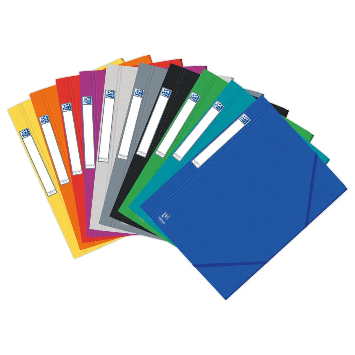 25 Chemises 3 rabats &agrave; &eacute;lastiques OXFORD Eurofolio Prestige carte lustr&eacute;e 