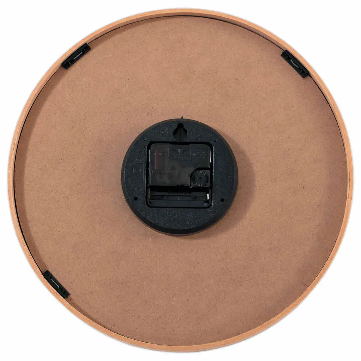 Horloge murale 30 cm cadran bois 
