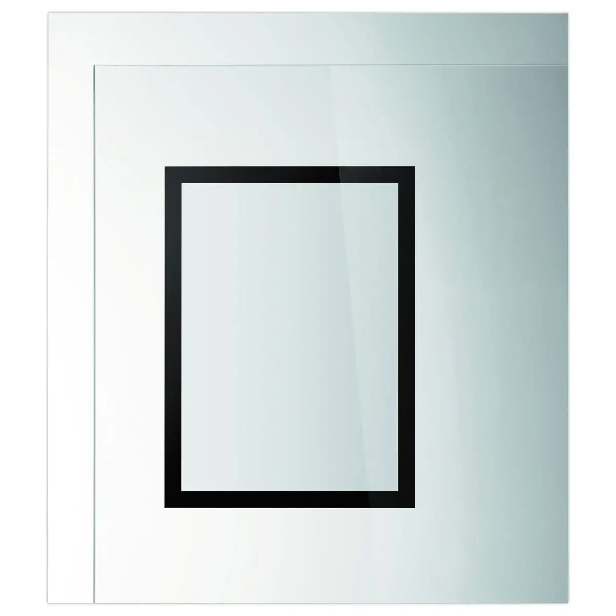 2 Cadres d'affichage vitrostatiques surfaces vitrées Duraframe Sun - A4 - Noir - DURABLE