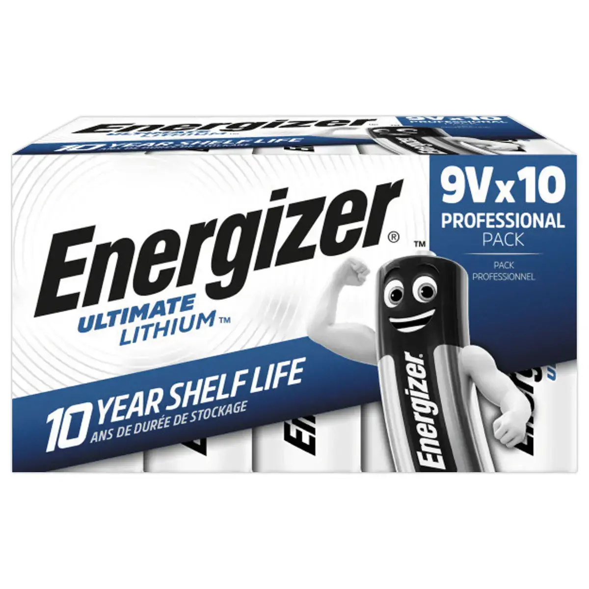 10 Piles lithium Ultimate DP10 - 9V - ENERGIZER 