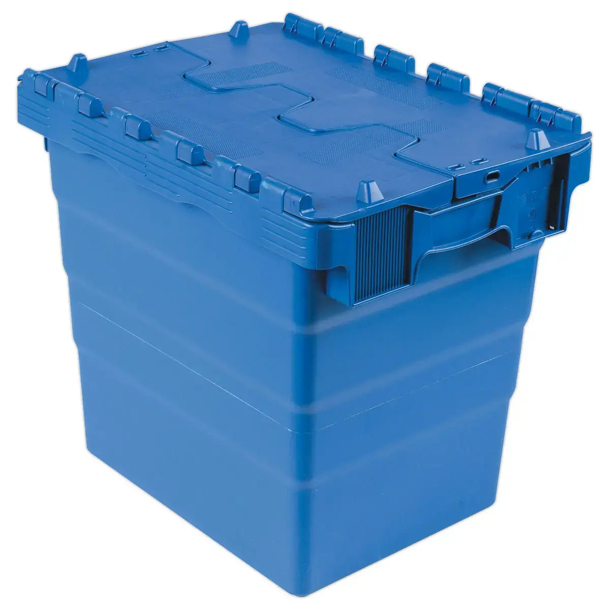 Bac navette gerbable 32 litres bleu 