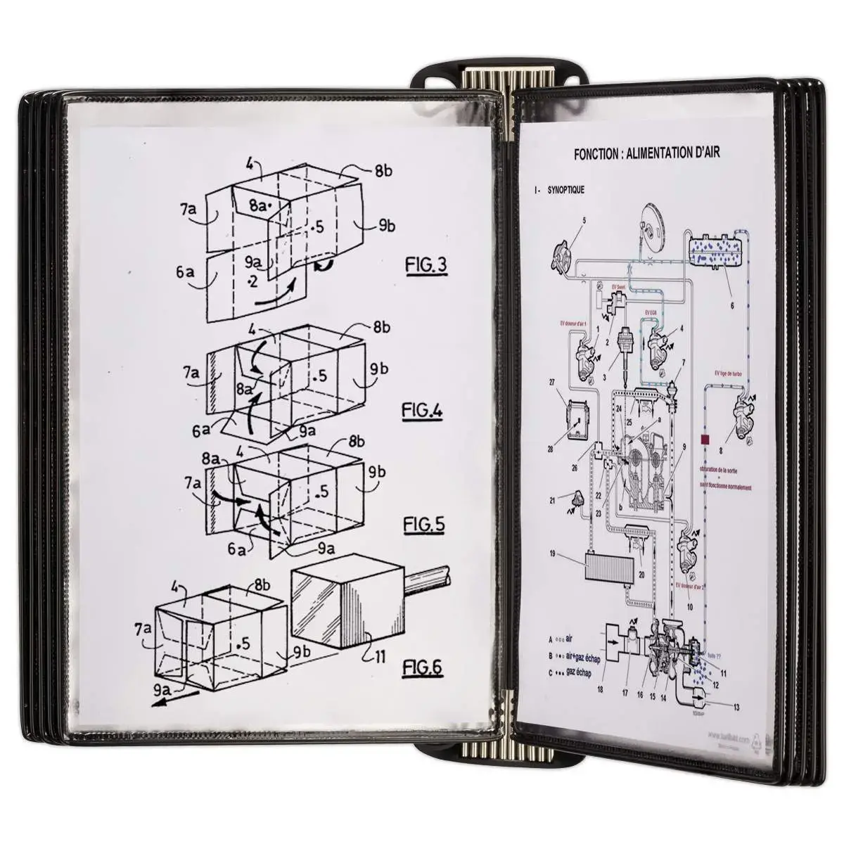 Support mural Pro - 10 poches - TARIFOLD 