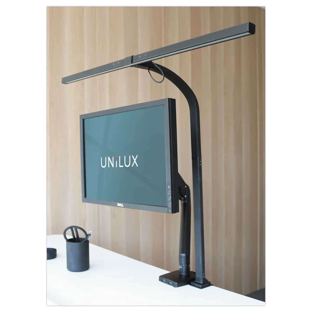 Lampe de bureau STRATA – Noir - UNILUX