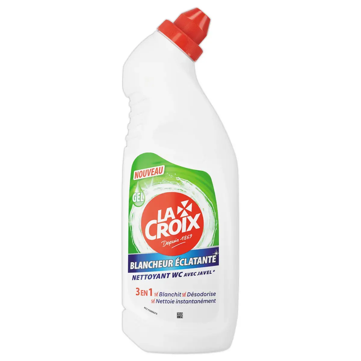 Gel WC 3 en 1 avec Javel - 750 ml - La Croix