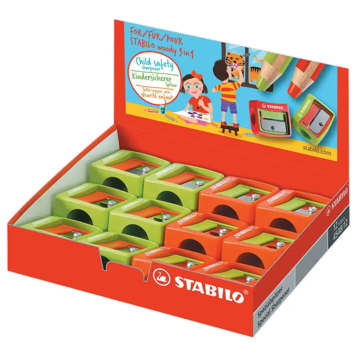 Taille-crayon woody 3in1 - STABILO
