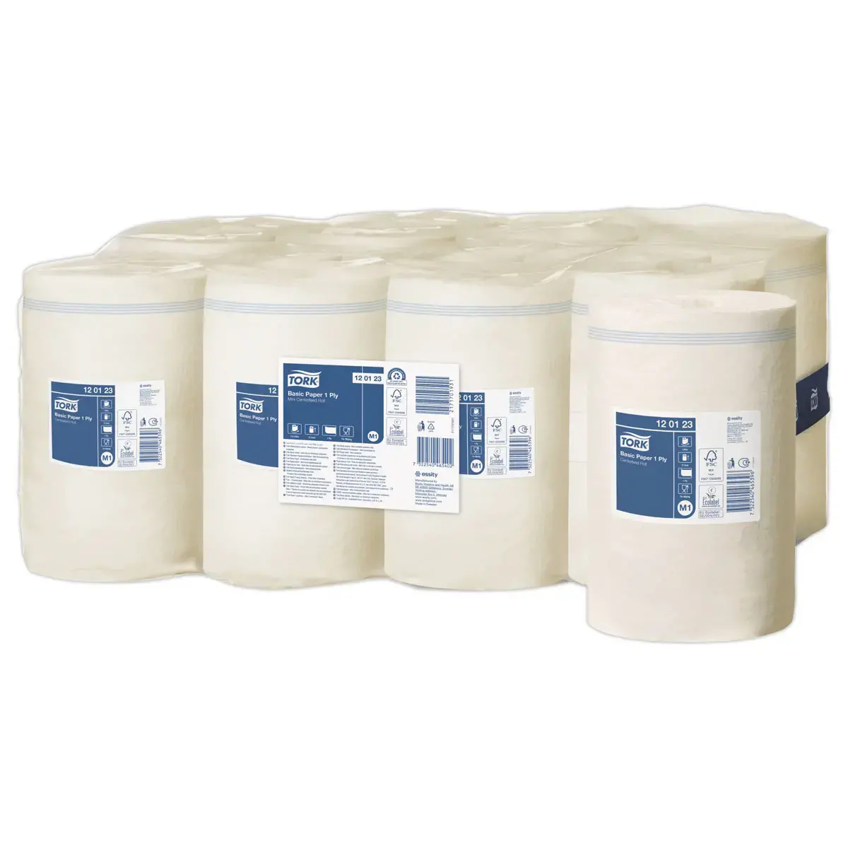 11 Rouleaux d'essuie-tout Basic - Tork