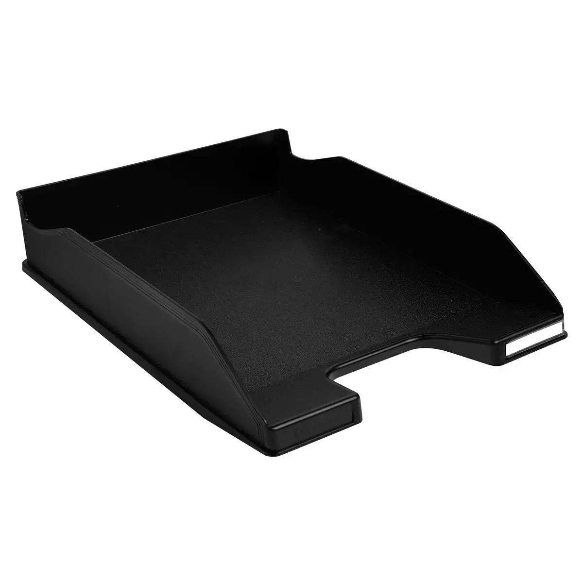 Corbeille à courrier Combo - 6,5 cm - Noir - EXACOMPTA