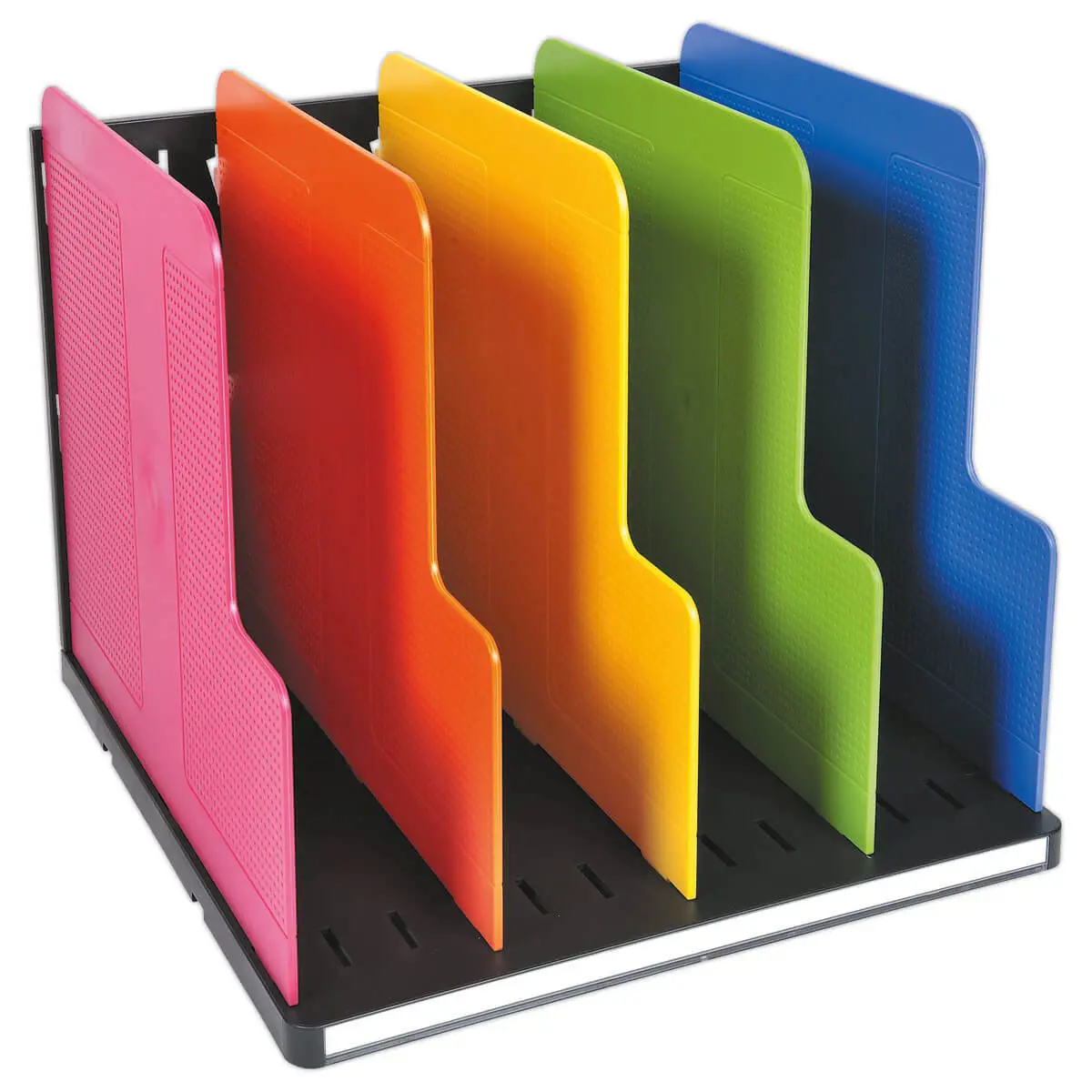 Trieur vertical Modulotop Ecoblack A4+ - 4 compartiments - Coloris assortis - Exacompta 