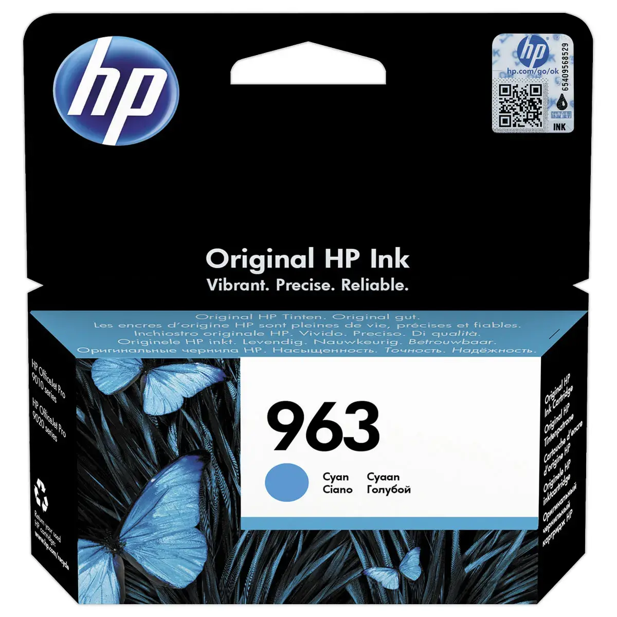 Cartouche d'encre 3JA23AE - Cyan - HP 