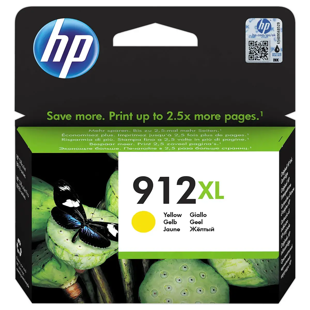 Cartouche 912XL 3YL83AE - Jaune - HP
