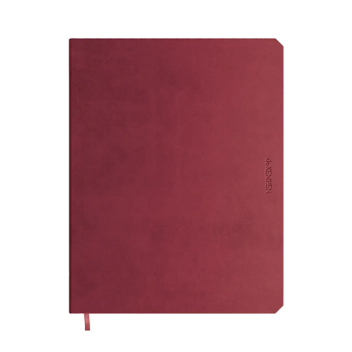 Carnet de Kempen large lign&eacute; Ashblack - Noir 