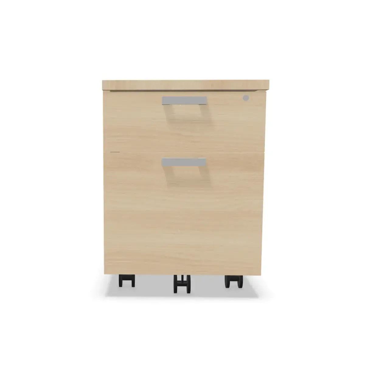 Caisson mobile 2 tiroirs - Acacia clair 