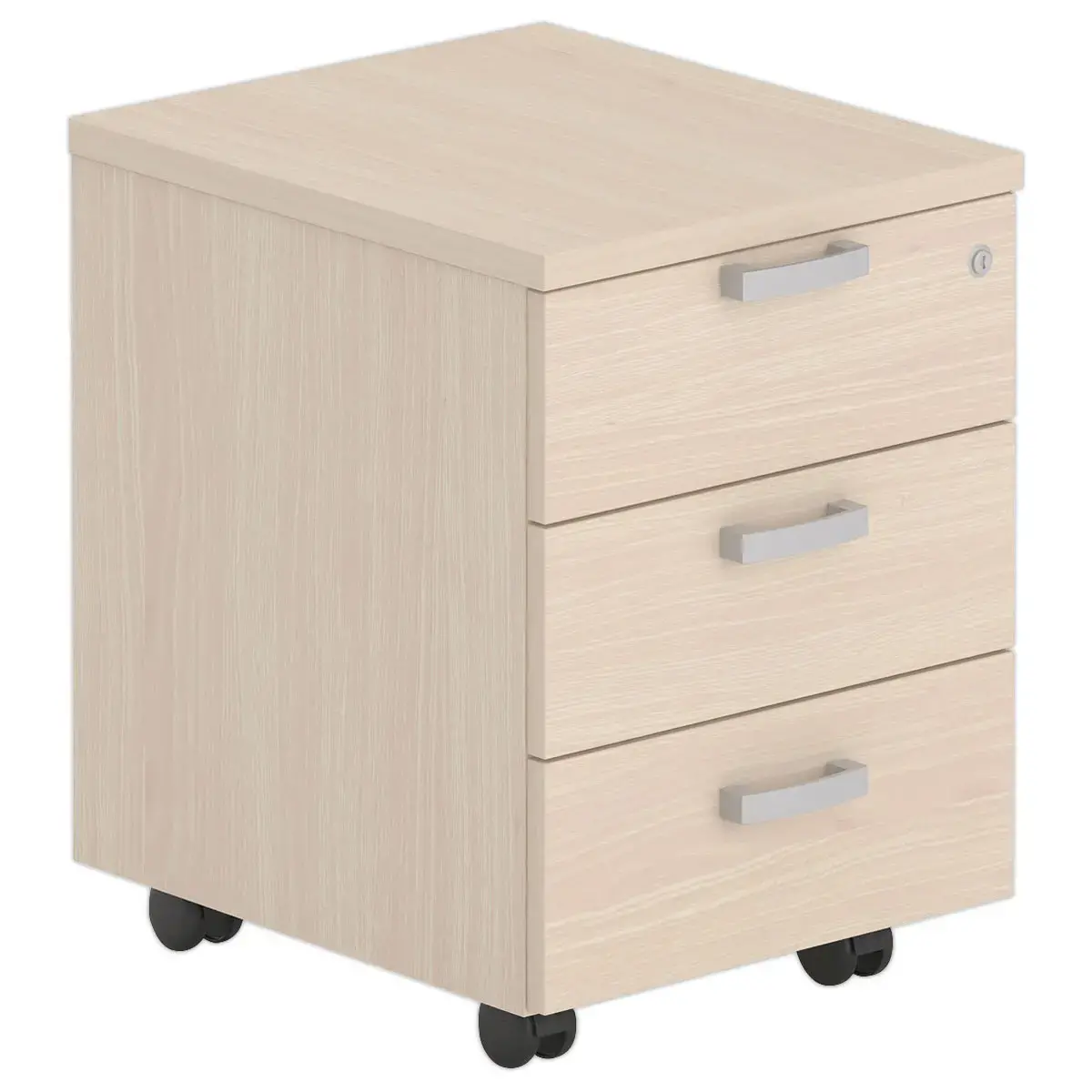 Caisson mobile 3 tiroirs  - Acacia clair 