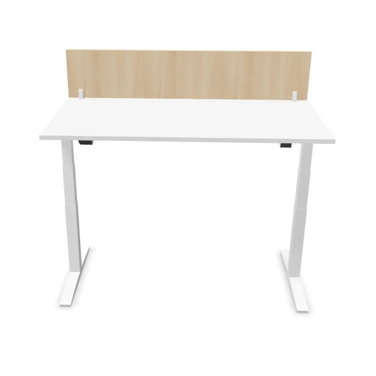Cloisonnette pour bureau L. 160 acaciaclair/blanc