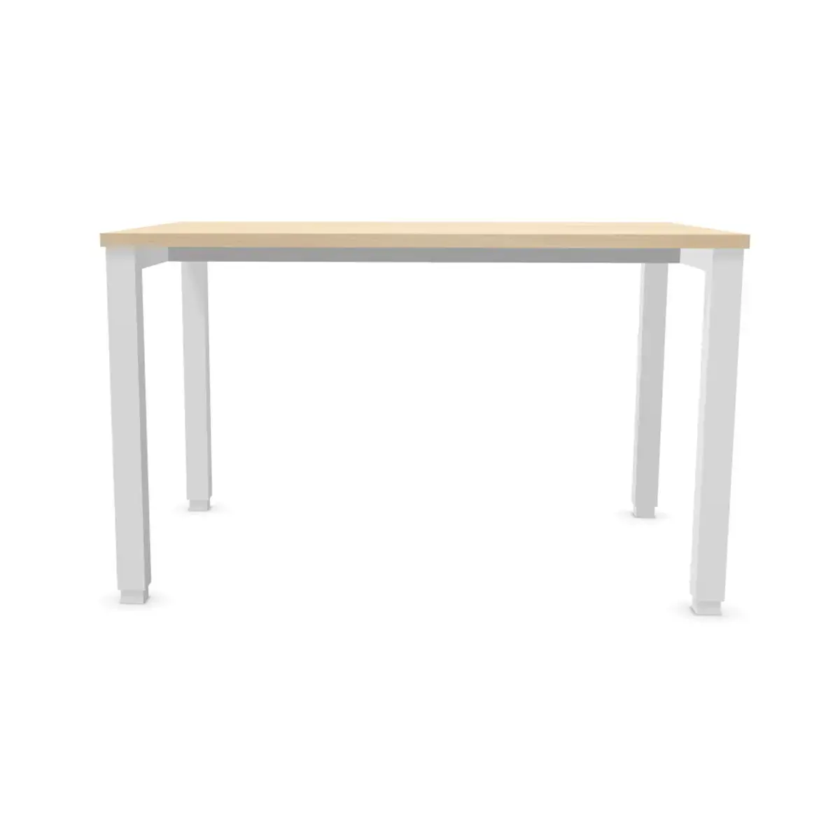 Bureau BRUXELLES 120 x 80 acacia- pieds blancs