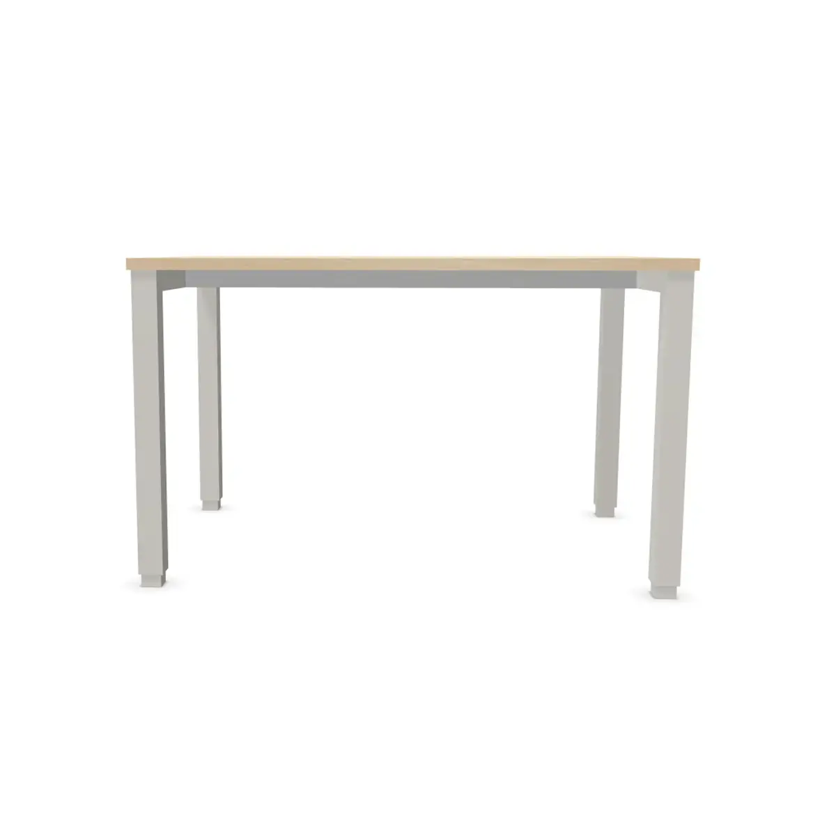 Bureau BRUXELLES 120 x 80 acacia - pieds aluminium