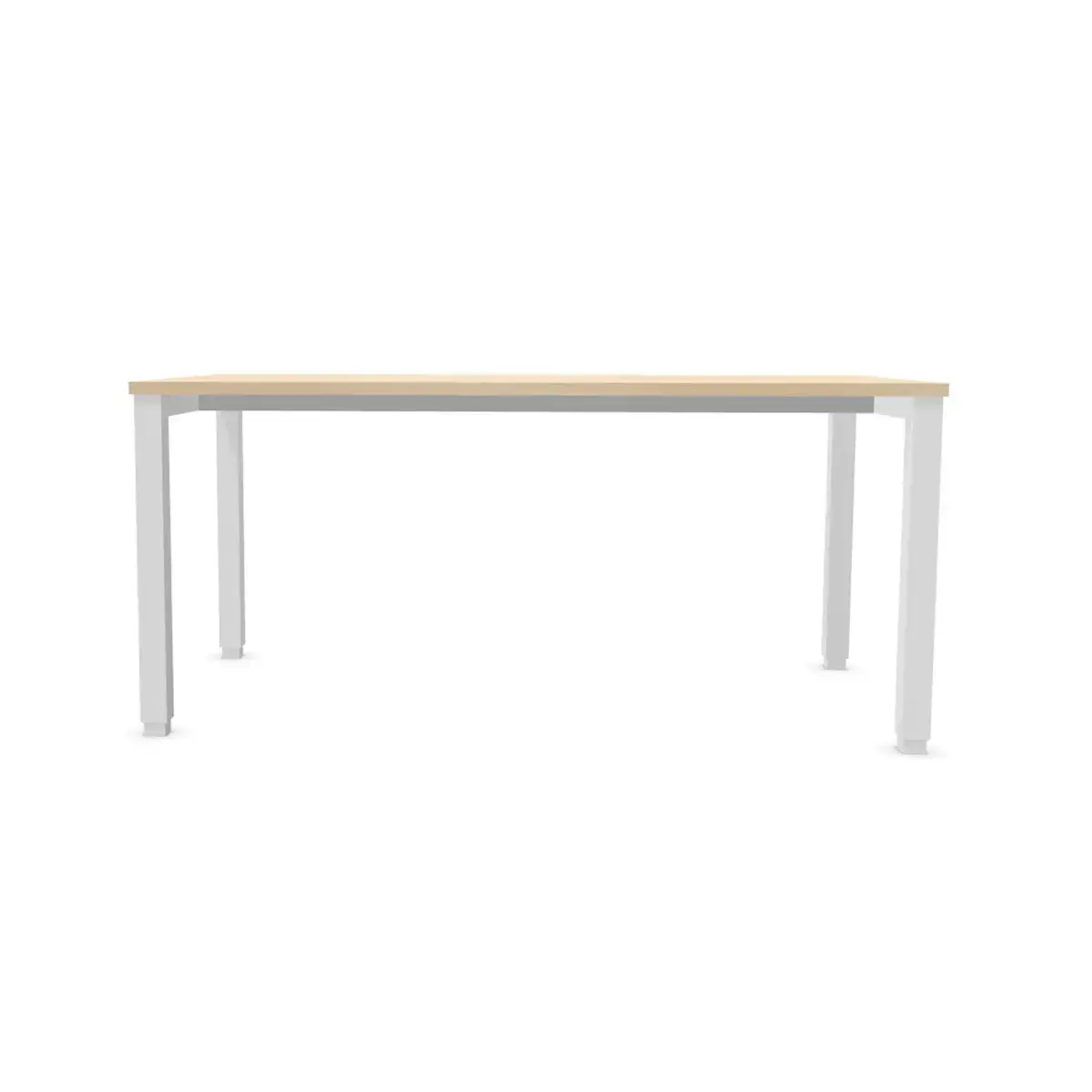 Bureau BRUXELLES 180 x 80 acacia - pieds  blancs 