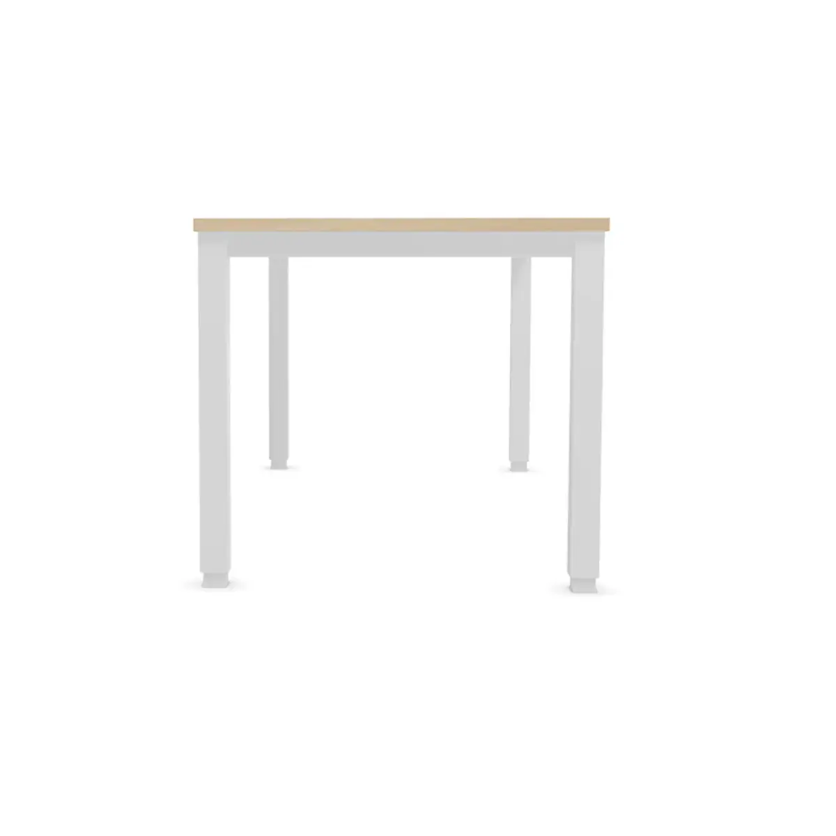 Bureau BRUXELLES 180 x 80 acacia - pieds  blancs 